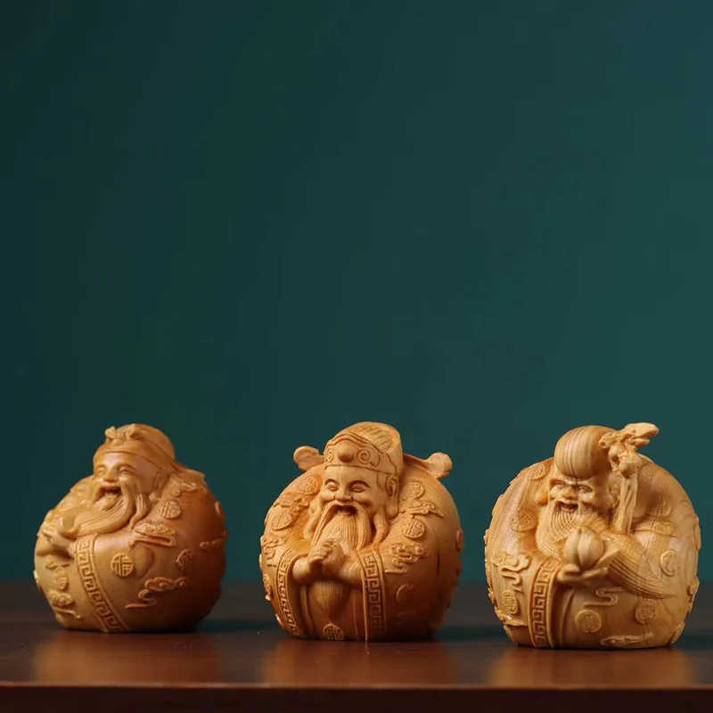 Solid wood carving Fu Lu Shou mythology figure Small model,Hand-carved, Home living room bedroom decoration accessories statue
Solid wood carving Fu Lu Shou mythology figure Small model,Hand-carved, Home living room bedroom decoration accessories statue