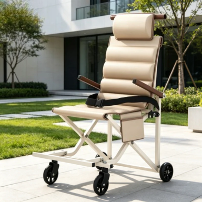 Folding Movable Camp Chair Portable Multifunctional Push Seat Carbon Steel Frame Mobile Wheelchair Travel Outdoor Furniture
Folding Movable Camp Chair Portable Multifunctional Push Seat Carbon Steel Frame Mobile Wheelchair Travel Outdoor Furniture