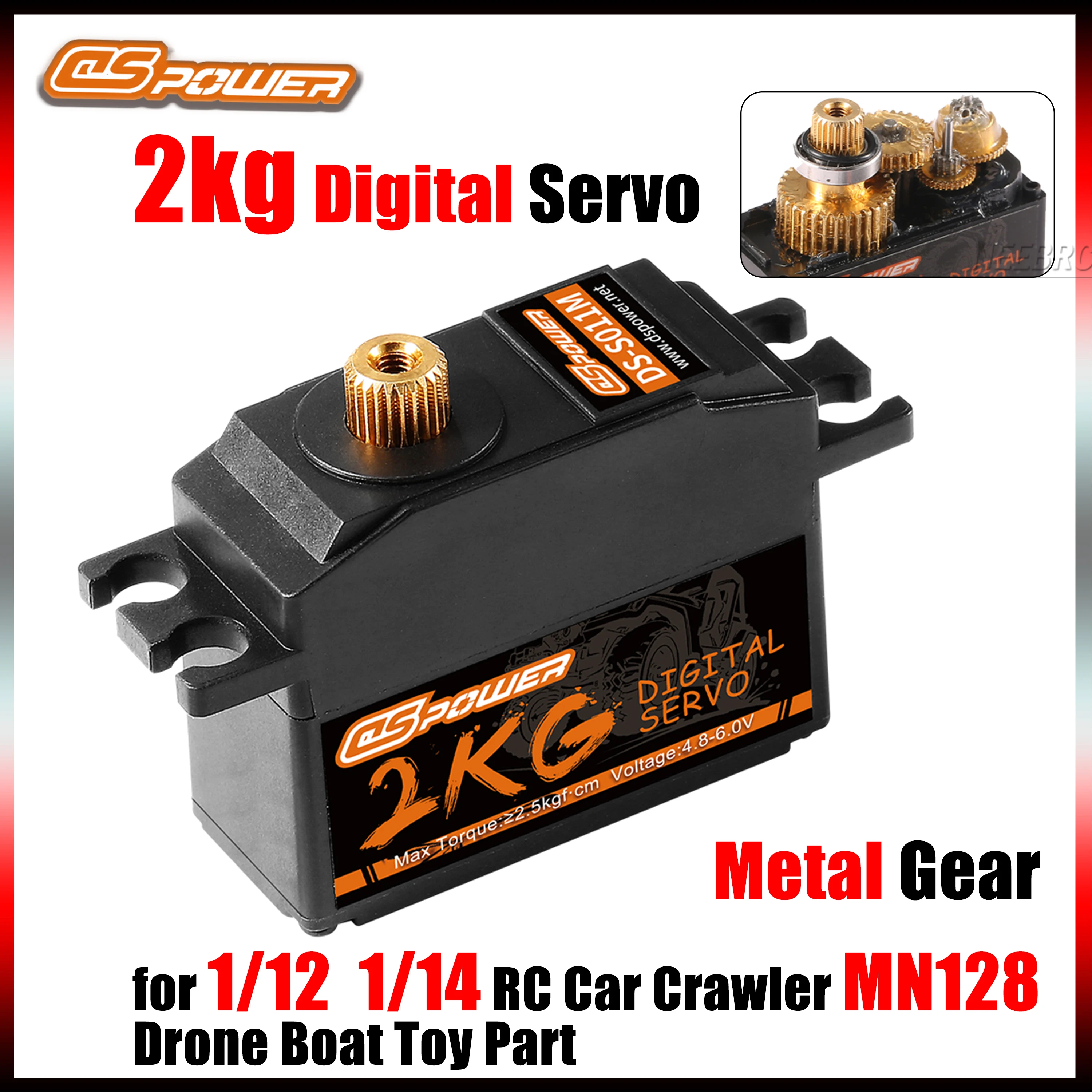 DSpower 2 кг цифровой серводвигатель с металлической шестерней 4,8 ~ 6,0 В для 1/12 1/14 RC автомобиля Гусеничный MN128 Вертолет Дрон Самолет Лодка Игрушечная часть
DSpower 2 кг цифровой серводвигатель с металлической шестерней 4,8 ~ 6,0 В для 1/12 1/14 RC автомобиля Гусеничный MN128 Вертолет Дрон Самолет Лодка Игрушечная часть