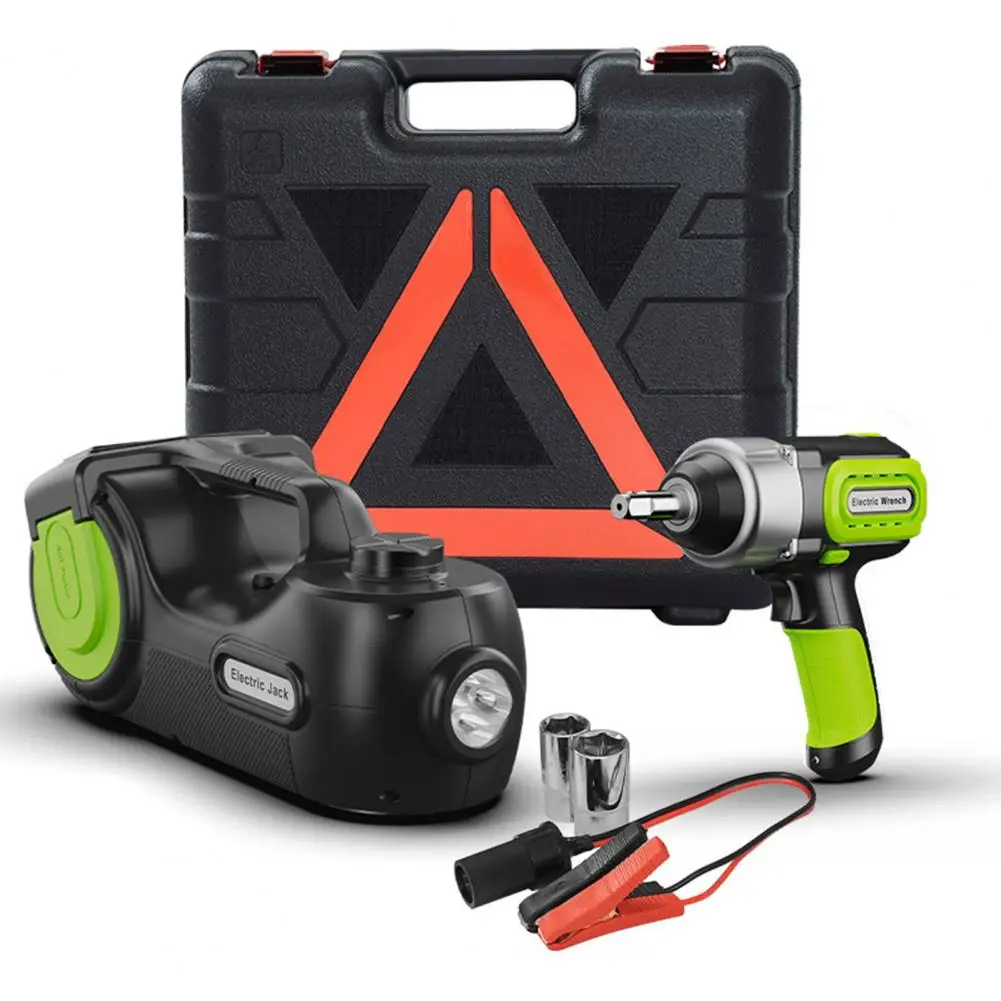 Multi-Function Car Emergency Kit, Electric Hydraulic Jack with Window Breakers Gloves Battery Clamps Electric Wrench Set
Multi-Function Car Emergency Kit, Electric Hydraulic Jack with Window Breakers Gloves Battery Clamps Electric Wrench Set