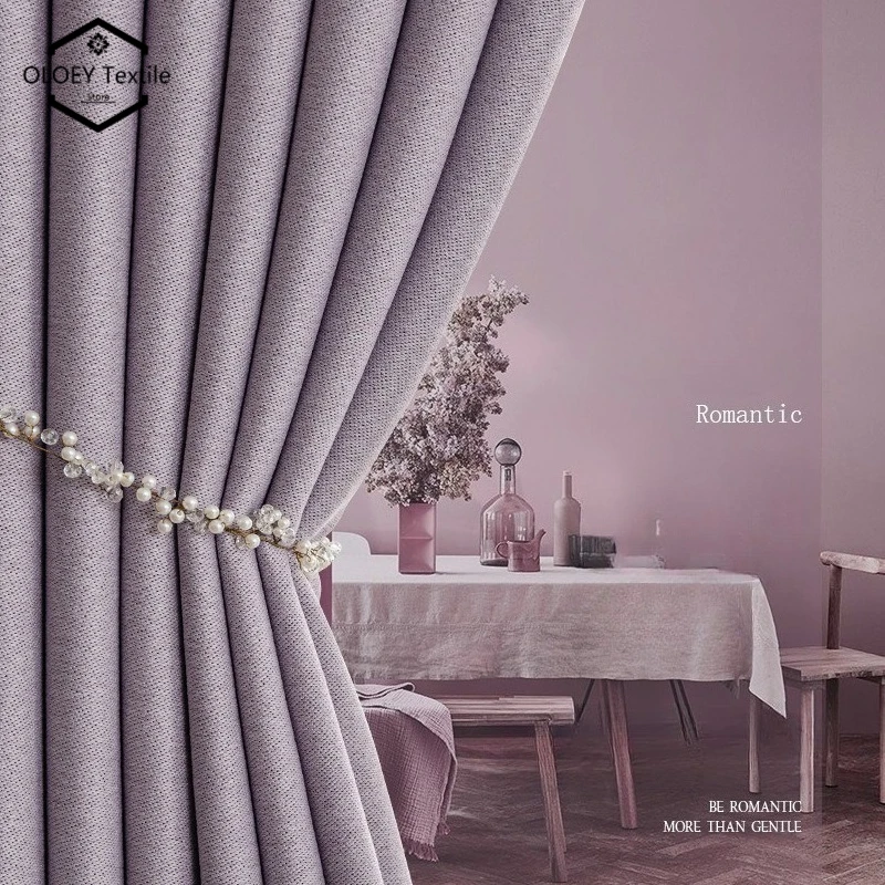 French Vintage Luxury Curtains for Bedroom Living Room Full Light Blocking High End American Style Purple Window Drapes New Yarn
French Vintage Luxury Curtains for Bedroom Living Room Full Light Blocking High End American Style Purple Window Drapes New Yarn