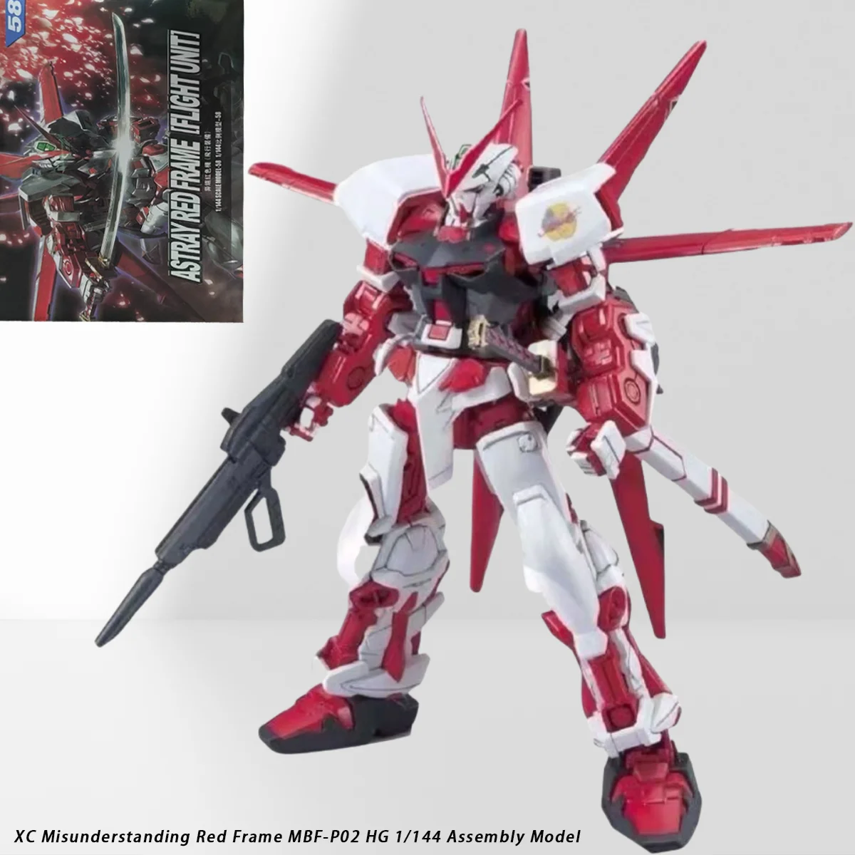 Bandai MBF-P02 XC error-entered red frame Hg 1/144 assembly model action graphics desktop decoration children's toys
Bandai MBF-P02 XC error-entered red frame Hg 1/144 assembly model action graphics desktop decoration children's toys
