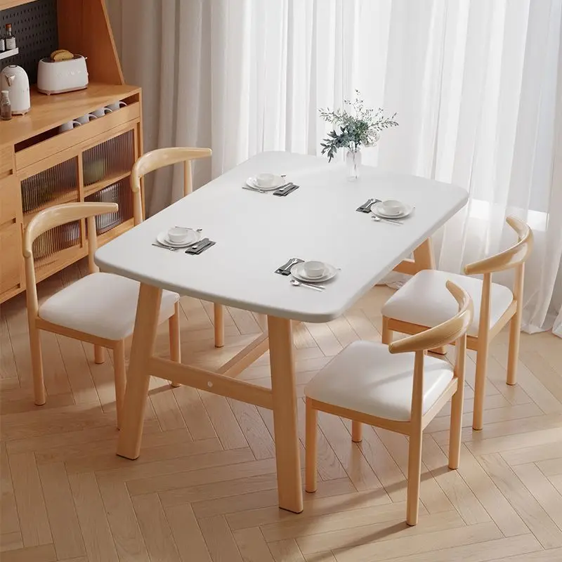 Cream style dining table small apartment household modern simple Internet celebrity table and chairs casual senior dining table
Cream style dining table small apartment household modern simple Internet celebrity table and chairs casual senior dining table