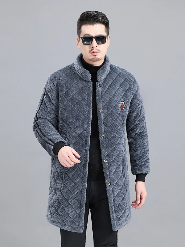New Winter Men's Fce Lined Thiened Cotton Jaet Stand Collar Coat Warm Home Clothes Long Sve Busin Casual Sle
New Winter Men's Fce Lined Thiened Cotton Jaet Stand Collar Coat Warm Home Clothes Long Sve Busin Casual Sle