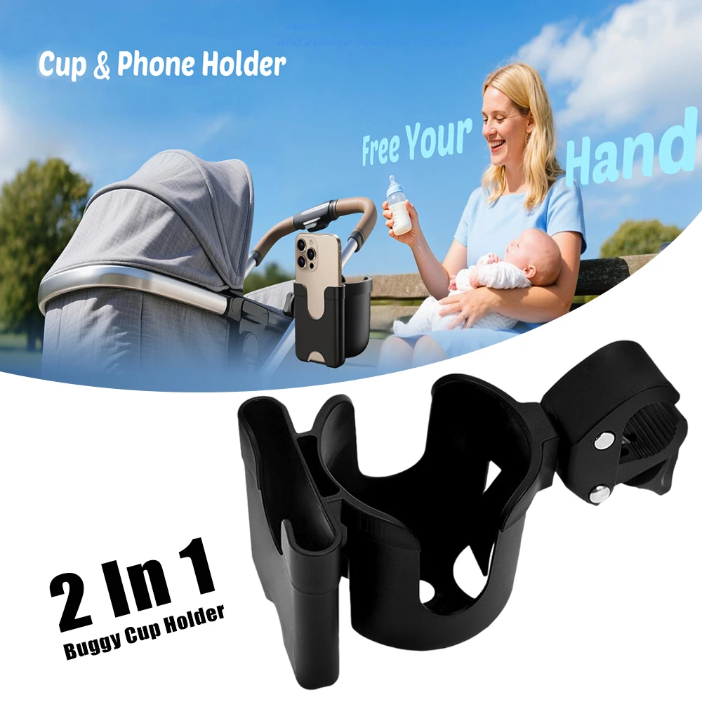 Buggy Cup Holder 2 In 1 Removable Multi-Function Stroller ccessories Bottle Holder Wheelchair Accessories Baby Travel Gear
Buggy Cup Holder 2 In 1 Removable Multi-Function Stroller ccessories Bottle Holder Wheelchair Accessories Baby Travel Gear