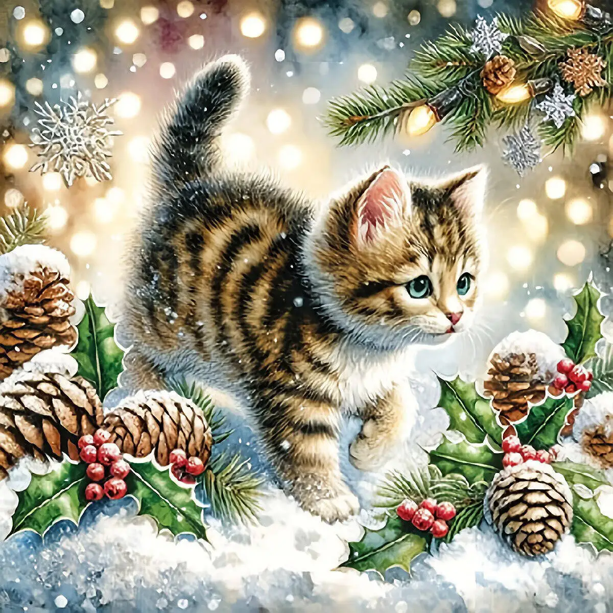 Jigsaw Puzzles Kitten Pattern Puzzle Stress Relief Entertainment Toys Landscape Puzzles Christmas Gift
Jigsaw Puzzles Kitten Pattern Puzzle Stress Relief Entertainment Toys Landscape Puzzles Christmas Gift