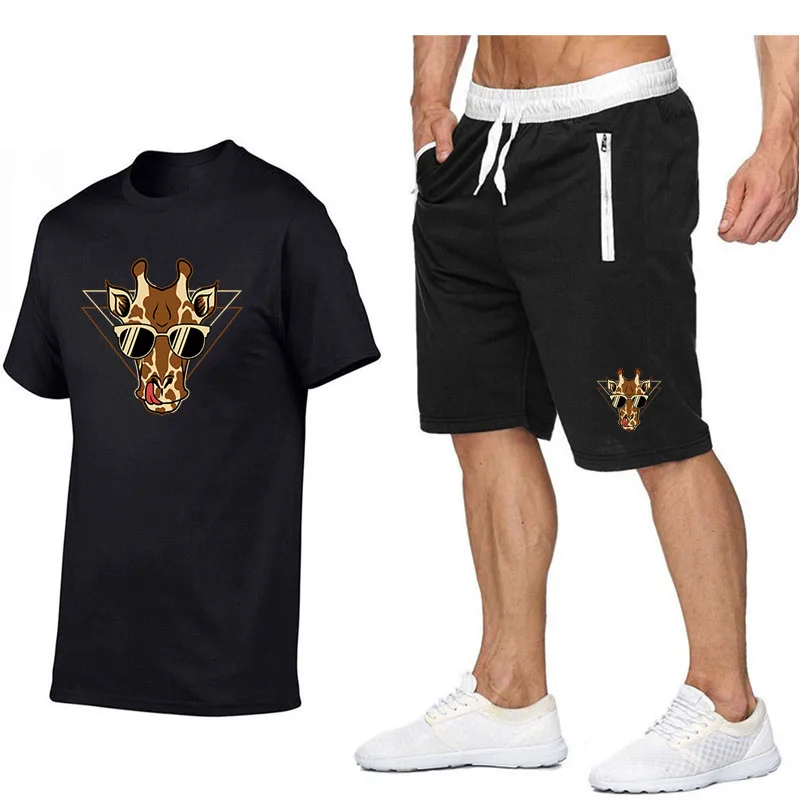 2025 Summer Cotton Shorts Set Men Two Piece Set Mens Outfits Cotton Printed Tshirt Shorts Set Gym Sport Suits Fitness Sportswear
2025 Summer Cotton Shorts Set Men Two Piece Set Mens Outfits Cotton Printed Tshirt Shorts Set Gym Sport Suits Fitness Sportswear