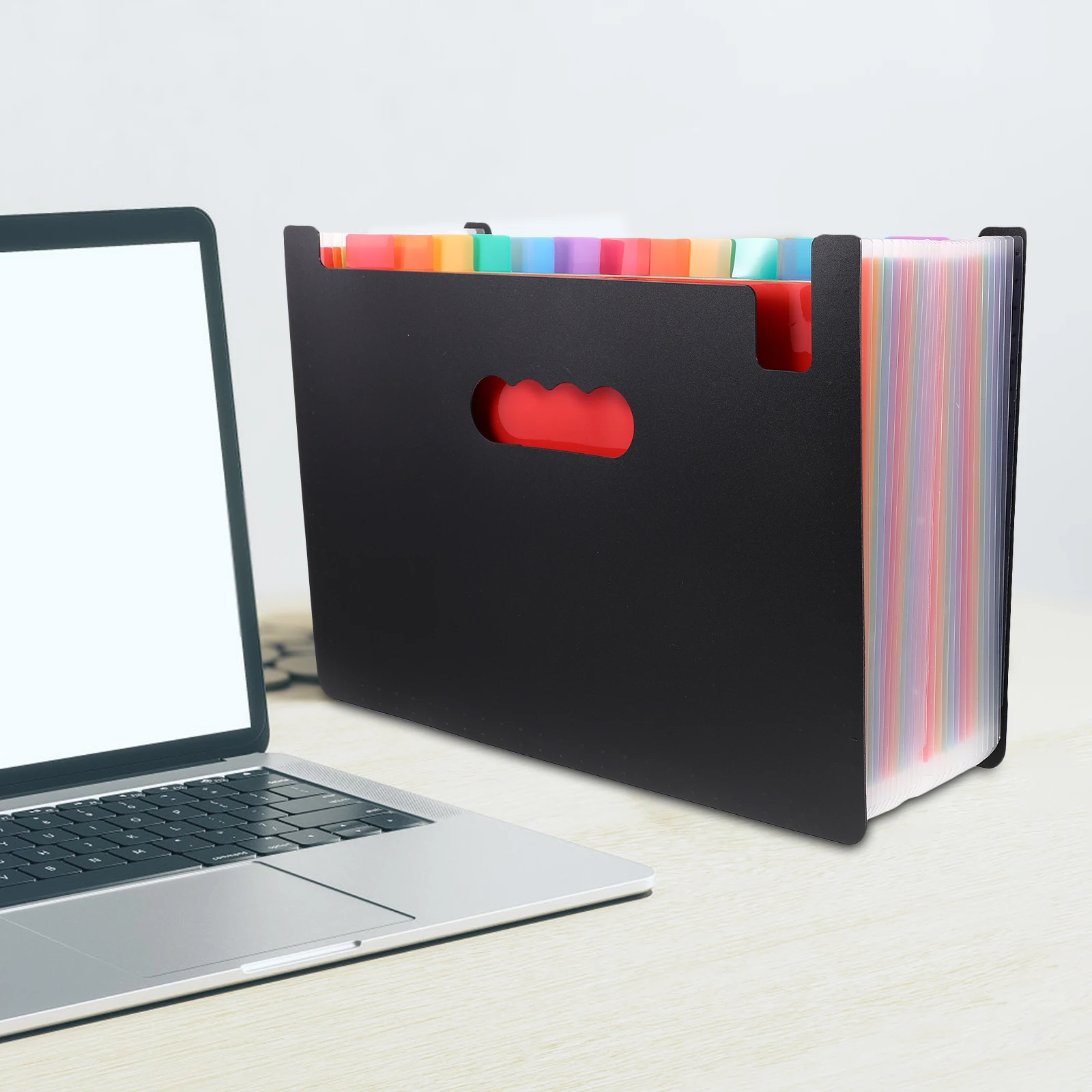 Rainbow Accordion ganizer 25 Compartments Black PP Expandable Folder Storage Boxes Home Receipt Folder Office Use
Rainbow Accordion ganizer 25 Compartments Black PP Expandable Folder Storage Boxes Home Receipt Folder Office Use