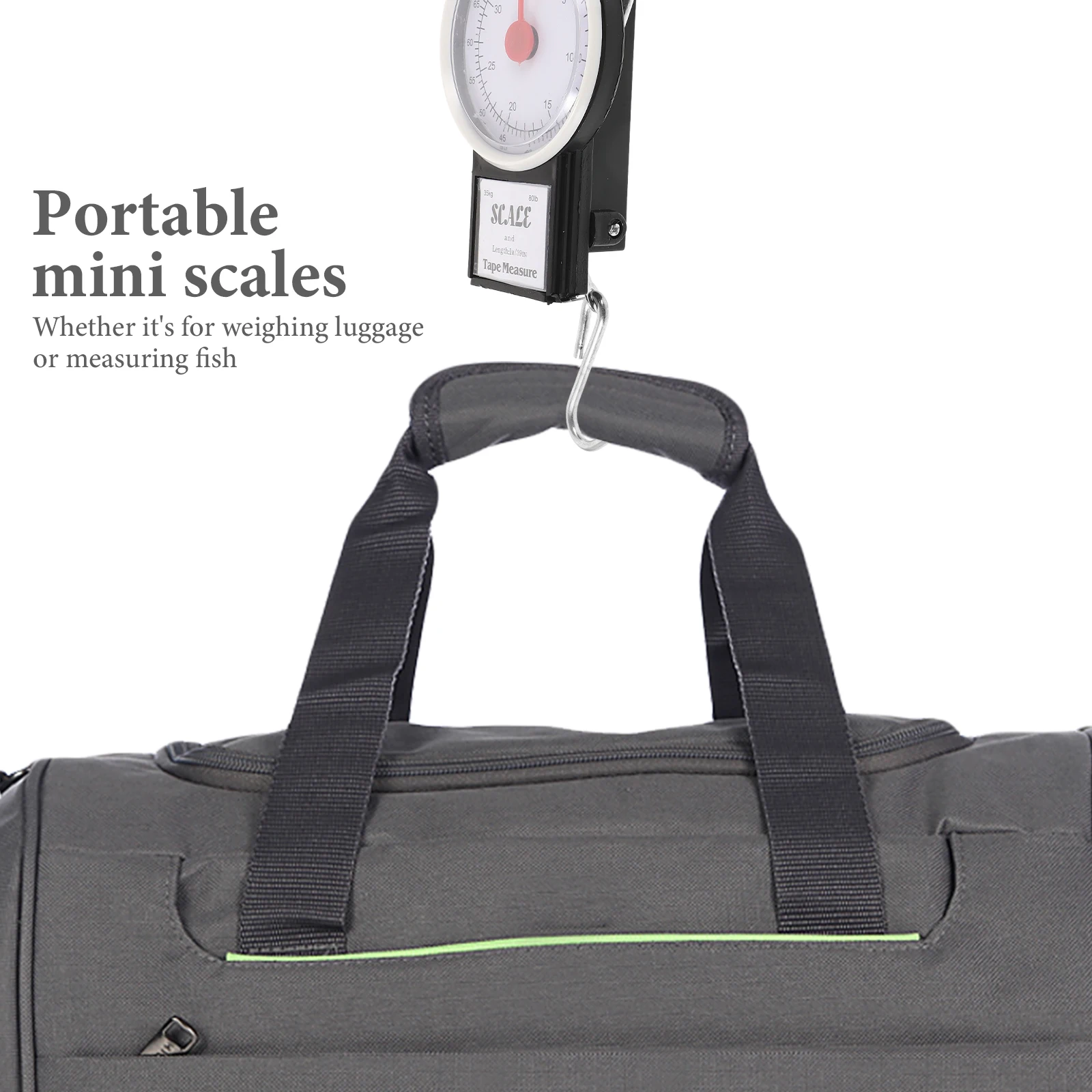 Portable Luggage 35KG Spring Weighing Mini Hanging Travel Suitcase Fish Hook Travel Luggage Scale Balance Instruments
Portable Luggage 35KG Spring Weighing Mini Hanging Travel Suitcase Fish Hook Travel Luggage Scale Balance Instruments