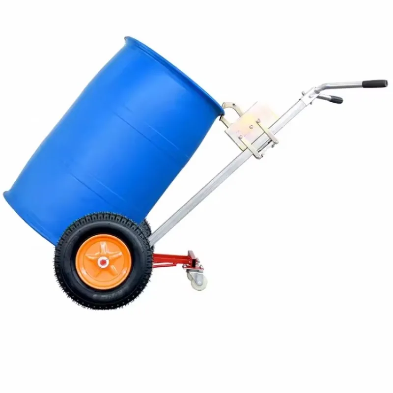 16 Inch Pneumatic Wheels Four-wheeled Hawksbill Oil Drum Cart Steel Handling Trolley for Plastic Drums Iron Drums 450kg Capacity
16 Inch Pneumatic Wheels Four-wheeled Hawksbill Oil Drum Cart Steel Handling Trolley for Plastic Drums Iron Drums 450kg Capacity