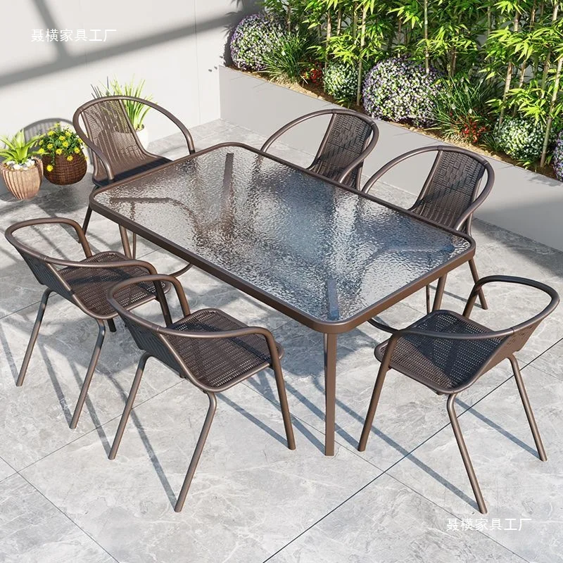 Garden open-air outdoor tables and chairs waterproof and sunscreen casual folding one table and four chairs garden yard tea drin
Garden open-air outdoor tables and chairs waterproof and sunscreen casual folding one table and four chairs garden yard tea drin