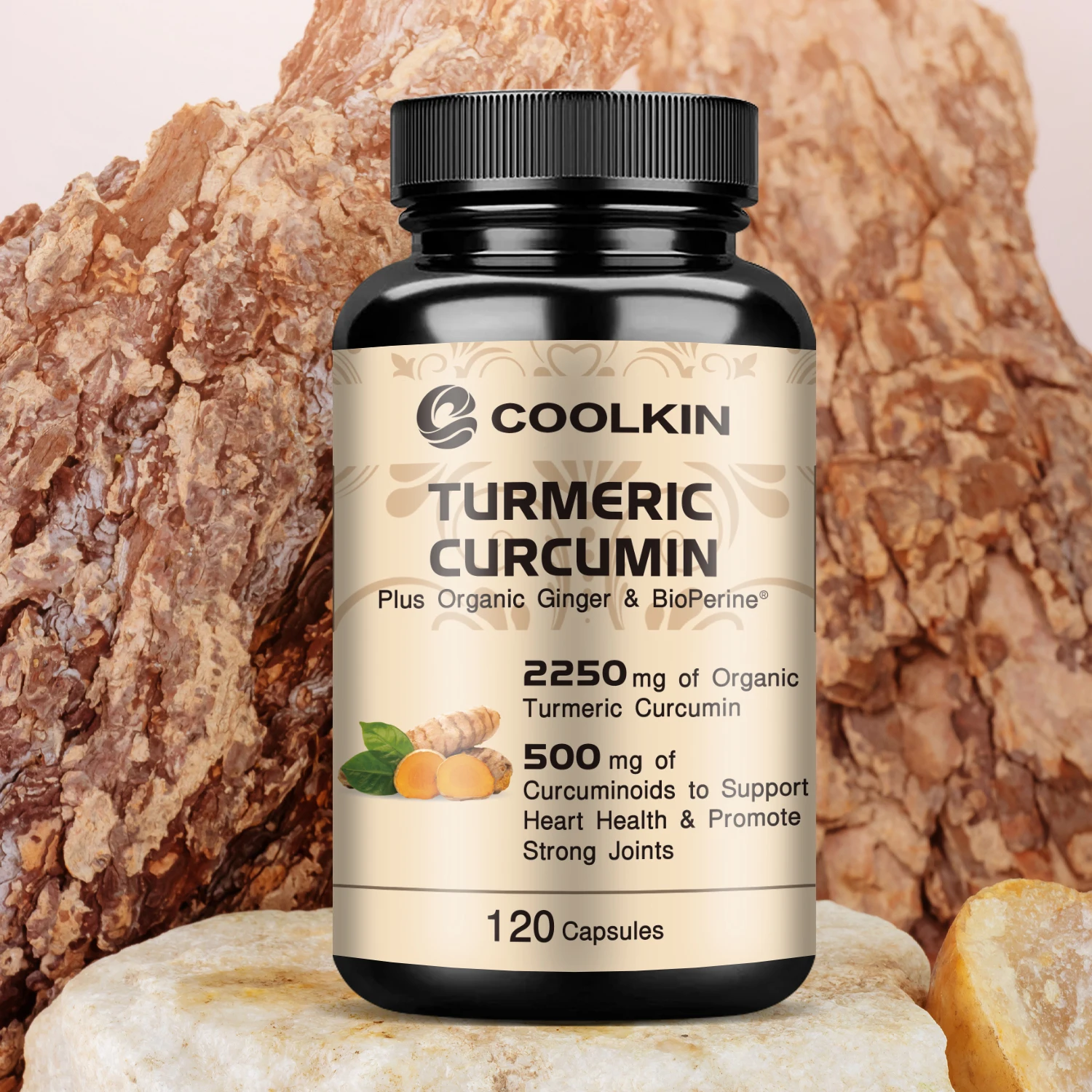 Turmeric Curcumin - with Ginger,Black Pepper - for Optimal Absorption, Joint & Healthy Inflammation Support Supplement
Turmeric Curcumin - with Ginger,Black Pepper - for Optimal Absorption, Joint & Healthy Inflammation Support Supplement