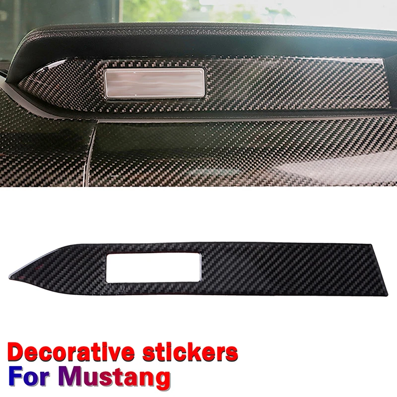 Fit For Ford Mustang 2015-2019 LHD Car Copilot Instrument Panel Trim Real Carbon Fiber Protective Sticker Car Internal Parts
Fit For Ford Mustang 2015-2019 LHD Car Copilot Instrument Panel Trim Real Carbon Fiber Protective Sticker Car Internal Parts