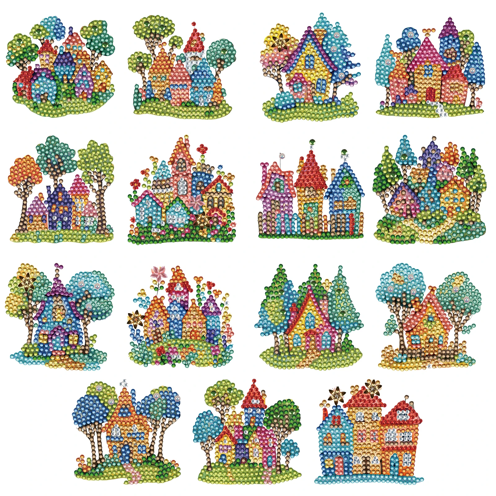 15pcs 2D Acrylic DIY Diamond Painting Magnets Special-Shaped Drill Art Fridge Magnet Refrigerator Sticker for Adults Home Decor
15pcs 2D Acrylic DIY Diamond Painting Magnets Special-Shaped Drill Art Fridge Magnet Refrigerator Sticker for Adults Home Decor