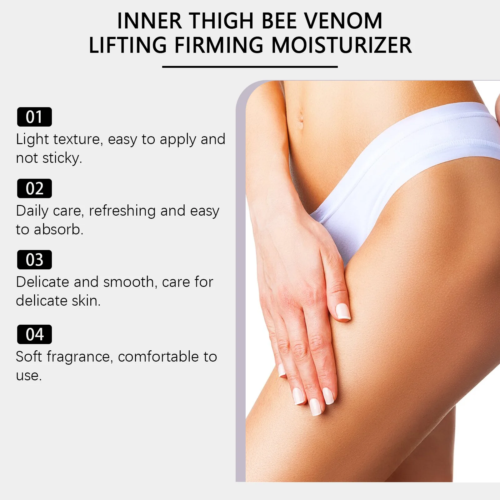 OCEAURA Thigh Inner Firm Cream Reduce Weight Improve Relaxation Enhance Elasticity Reduce Fine Line Nourish Skin Leg Sooth Cream
OCEAURA Thigh Inner Firm Cream Reduce Weight Improve Relaxation Enhance Elasticity Reduce Fine Line Nourish Skin Leg Sooth Cream