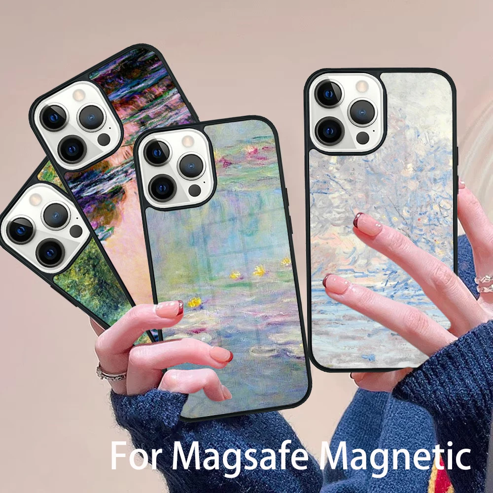 Claude Monet Garden Lotus Bridge Phone Case Magesafe Magnetic Wireless Charge Cover For IPhone 16 11 12 13 14 15 Pro Max Plus
Claude Monet Garden Lotus Bridge Phone Case Magesafe Magnetic Wireless Charge Cover For IPhone 16 11 12 13 14 15 Pro Max Plus