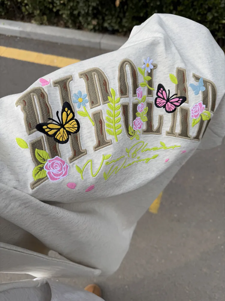 Youthful Floral Embroidery ort Sve Cotton T-irt Women's Loose Versatile Summer College Sle Faionable Top
Youthful Floral Embroidery ort Sve Cotton T-irt Women's Loose Versatile Summer College Sle Faionable Top