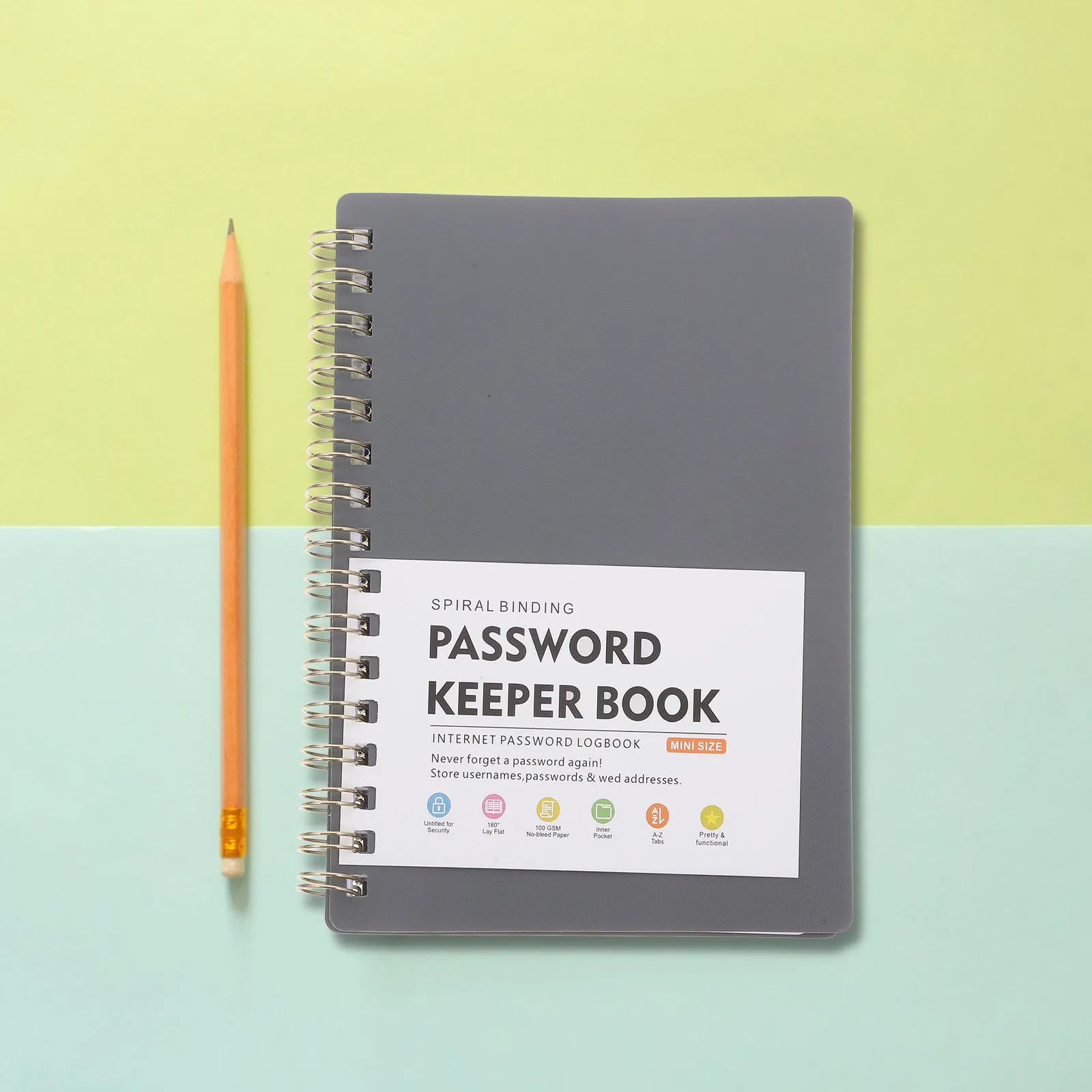 Password Book A6 Size Alphabetical Tabs Small Convenient Portable Password Organizer Website Logins Address Notebook
Password Book A6 Size Alphabetical Tabs Small Convenient Portable Password Organizer Website Logins Address Notebook