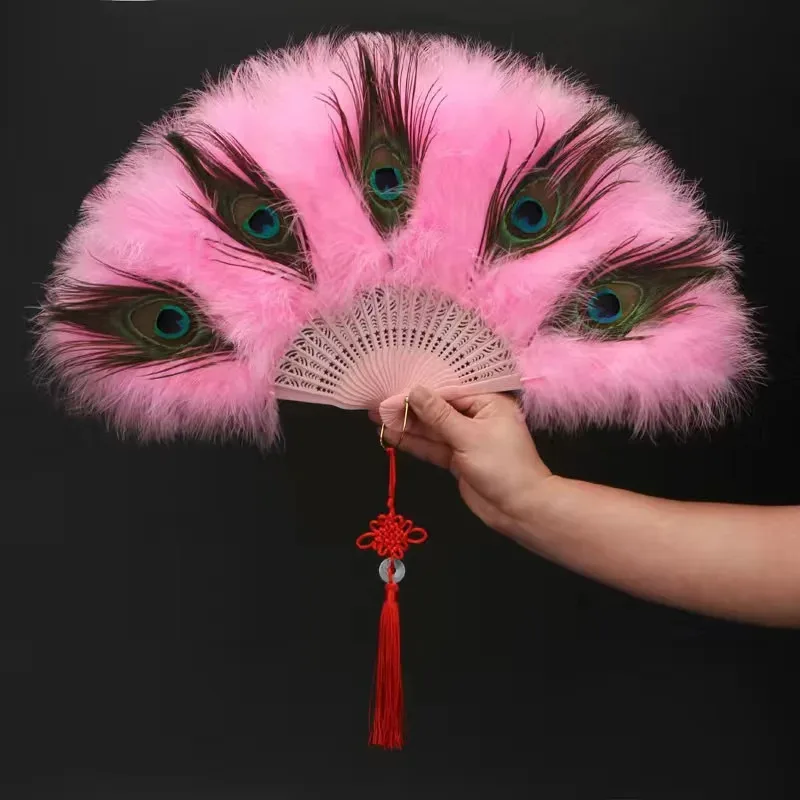 Peacock Fan Cheongsam Show Live Performance Folding Fan Gothic Dance Hand Fan Wedding Party Decoration
Peacock Fan Cheongsam Show Live Performance Folding Fan Gothic Dance Hand Fan Wedding Party Decoration