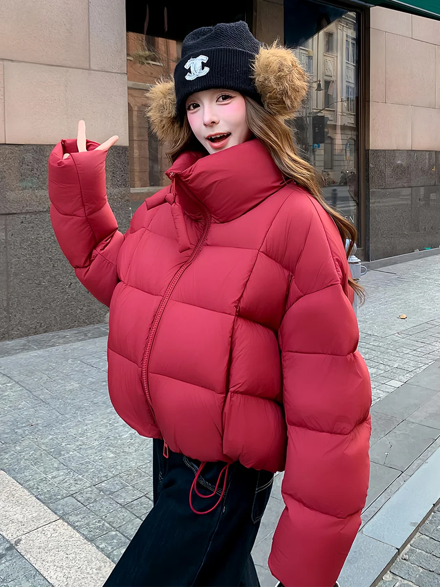 Red ort Puff down Jaet Women's Winter New Sle Stand Collar 90 Du Feather Warm Small Size Outerwear
Red ort Puff down Jaet Women's Winter New Sle Stand Collar 90 Du Feather Warm Small Size Outerwear