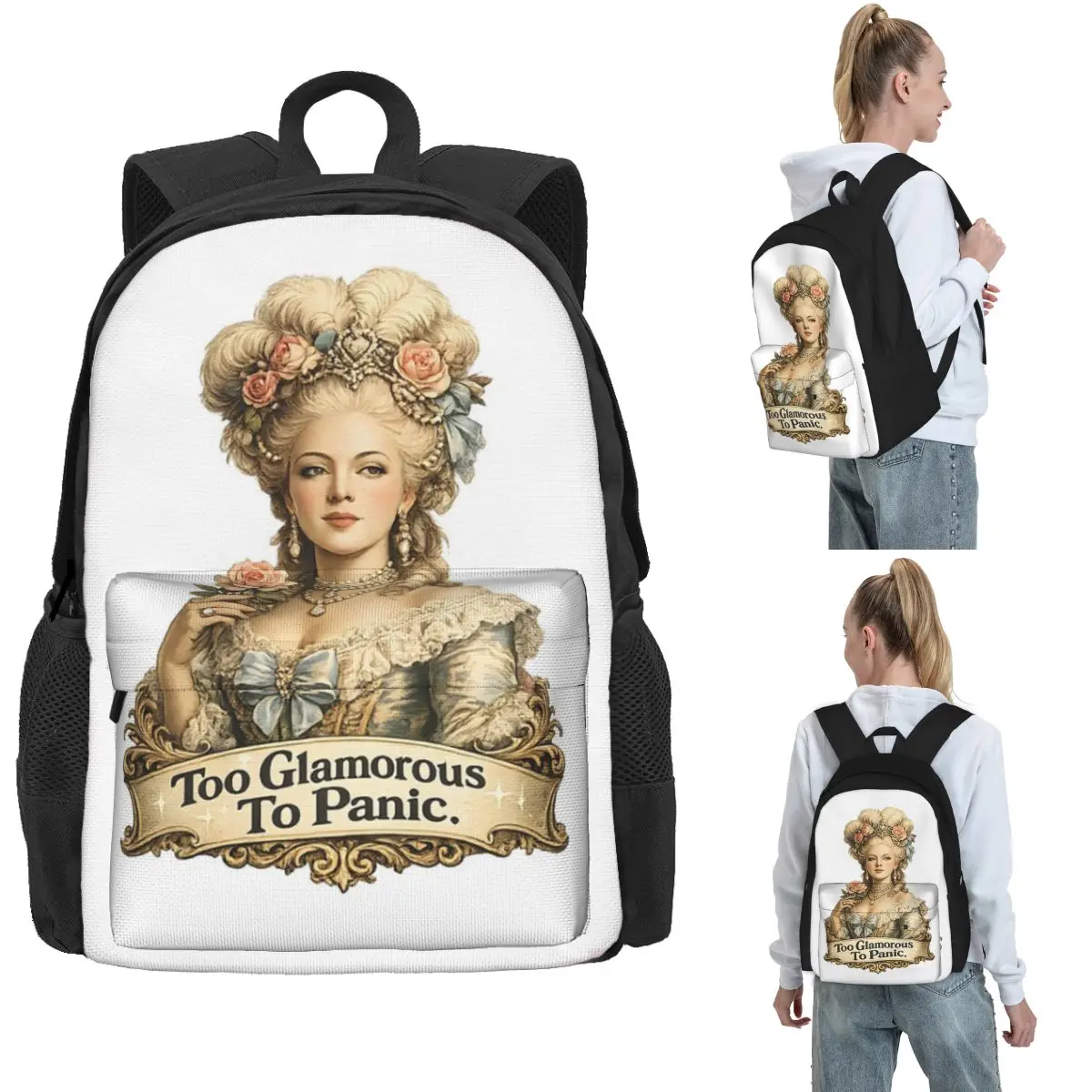 Glamour Quote. Marie Antoinette Backpack Hot Sale Daypack Large Capacity Children BookBag School Bag Shoulder Bags for Men Women
Glamour Quote. Marie Antoinette Backpack Hot Sale Daypack Large Capacity Children BookBag School Bag Shoulder Bags for Men Women