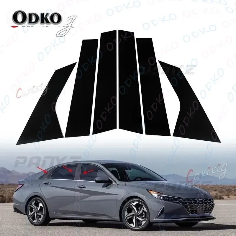 6Pcs Car Window Pillar Posts Door Trims Cover Stickers Glossy Black Accessories for Hyundai Elantra 2021 2022 2023 Carbon Fiber
6Pcs Car Window Pillar Posts Door Trims Cover Stickers Glossy Black Accessories for Hyundai Elantra 2021 2022 2023 Carbon Fiber