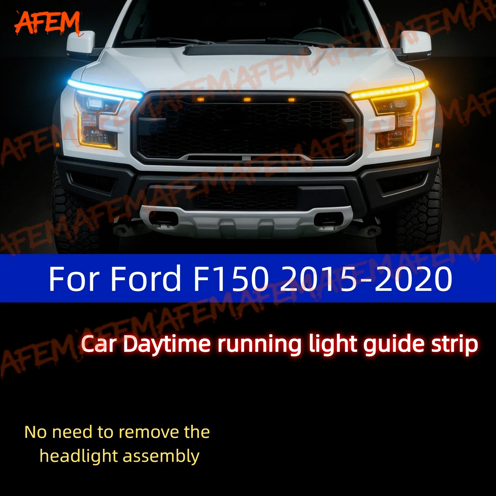 2pcs For Ford F150 15-20 Daytime Running Light Guide Strip Auto LED DRL Daytime Running light Flexible Decorative Ambient Lamp
2pcs For Ford F150 15-20 Daytime Running Light Guide Strip Auto LED DRL Daytime Running light Flexible Decorative Ambient Lamp