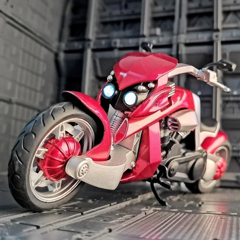 1:12 Tyrannosaurus Rex V-REX Alloy Racing Motorcycle Model Simulation Street Motorcycle Model Sound and Light Collection
1:12 Tyrannosaurus Rex V-REX Alloy Racing Motorcycle Model Simulation Street Motorcycle Model Sound and Light Collection