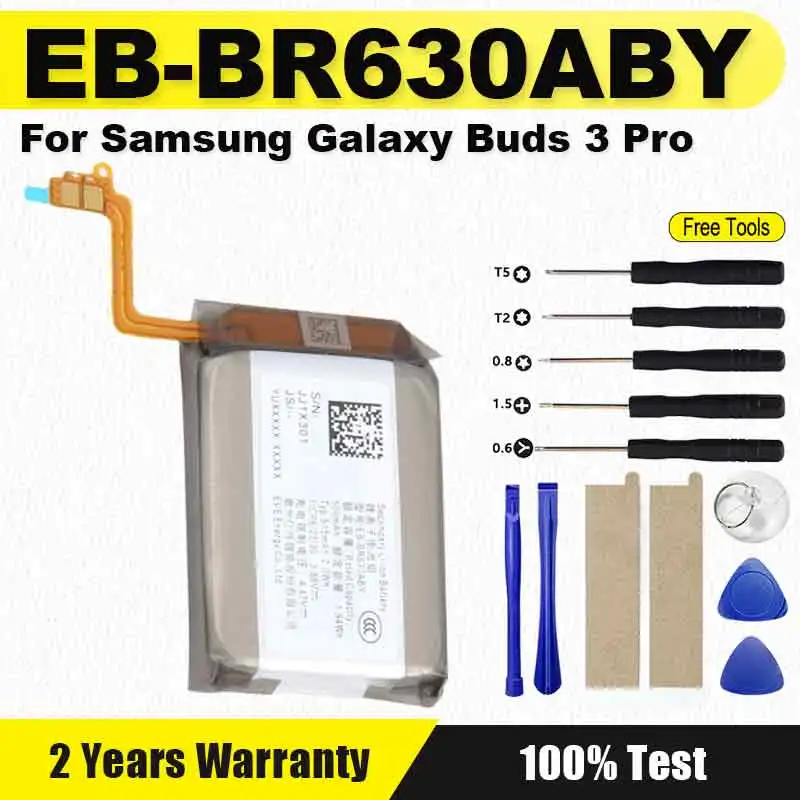 Высокое качество 500 мАч EB-BR630ABY Сменный аккумулятор для Samsung Galaxy Buds 3 Pro SM-R630N + бесплатные инструменты
Высокое качество 500 мАч EB-BR630ABY Сменный аккумулятор для Samsung Galaxy Buds 3 Pro SM-R630N + бесплатные инструменты