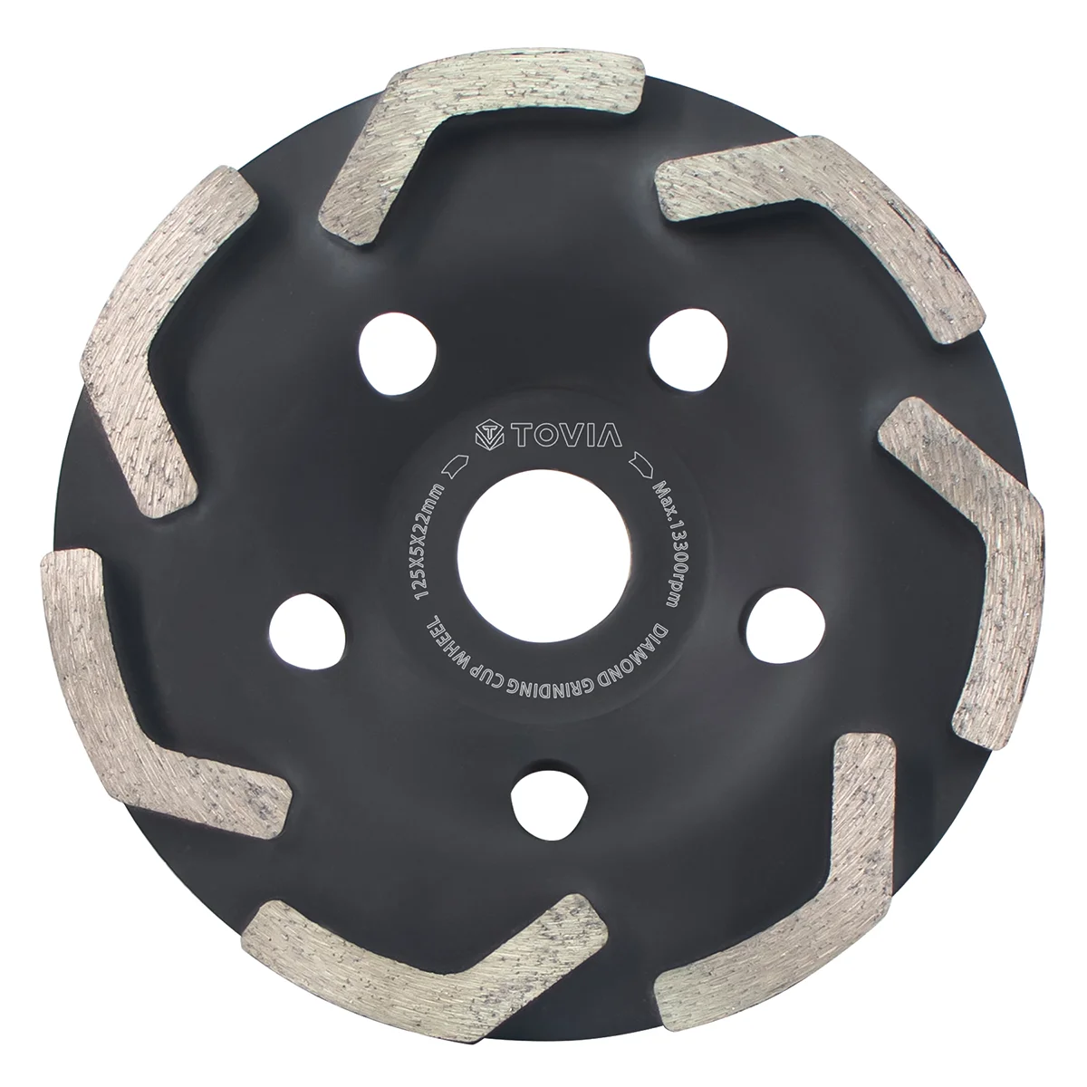 Diamond Cup Wheel 125mm suitable for diamonds grinding cement, granite, wall tiles, stone, concrete, asphalt
Diamond Cup Wheel 125mm suitable for diamonds grinding cement, granite, wall tiles, stone, concrete, asphalt