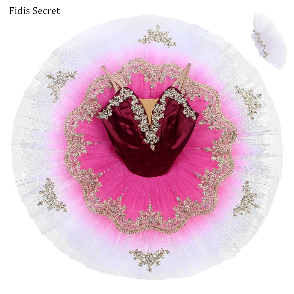 Child Ombre Burgundy Professional Pancake Tutu,Women YAGP Ballet Competition Dance Wear,Ballerina Sugar Plum Fairy Stage Costume
Child Ombre Burgundy Professional Pancake Tutu,Women YAGP Ballet Competition Dance Wear,Ballerina Sugar Plum Fairy Stage Costume