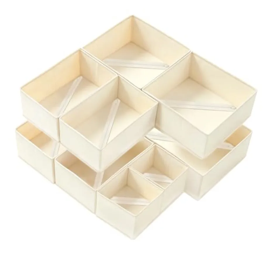 10 Pack Drawer Organizer Clothes - For Towels Underwear Socks Foldable Dresser Organizers And Storage Dividers Bins for Living
10 Pack Drawer Organizer Clothes - For Towels Underwear Socks Foldable Dresser Organizers And Storage Dividers Bins for Living