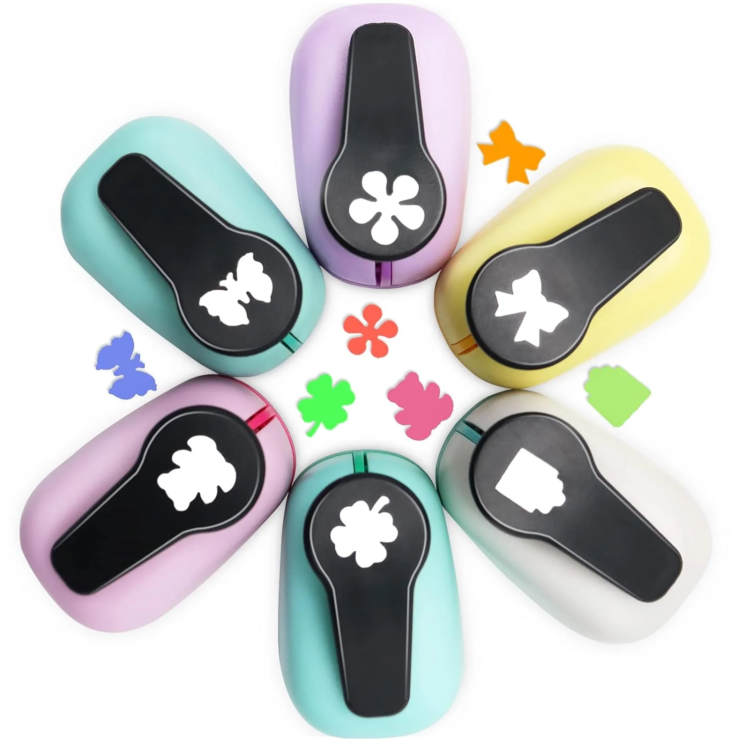 6 pcs Paper cutter for crafts Hole Puncher Punches Tool Set Flower Paper Shapes Hole for card making custom scrapbook
6 pcs Paper cutter for crafts Hole Puncher Punches Tool Set Flower Paper Shapes Hole for card making custom scrapbook