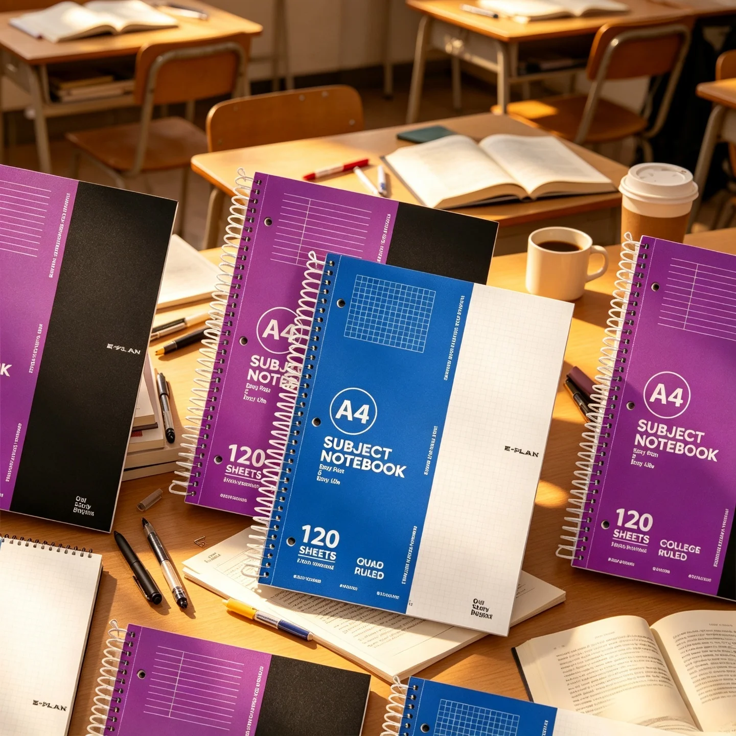 A4 Aesthetic American Style Thick & Crisp Spiral Notebook Thick Paper, Crisp Feel, Stylish for Graduate Exam Prep & Daily Notes
A4 Aesthetic American Style Thick & Crisp Spiral Notebook Thick Paper, Crisp Feel, Stylish for Graduate Exam Prep & Daily Notes