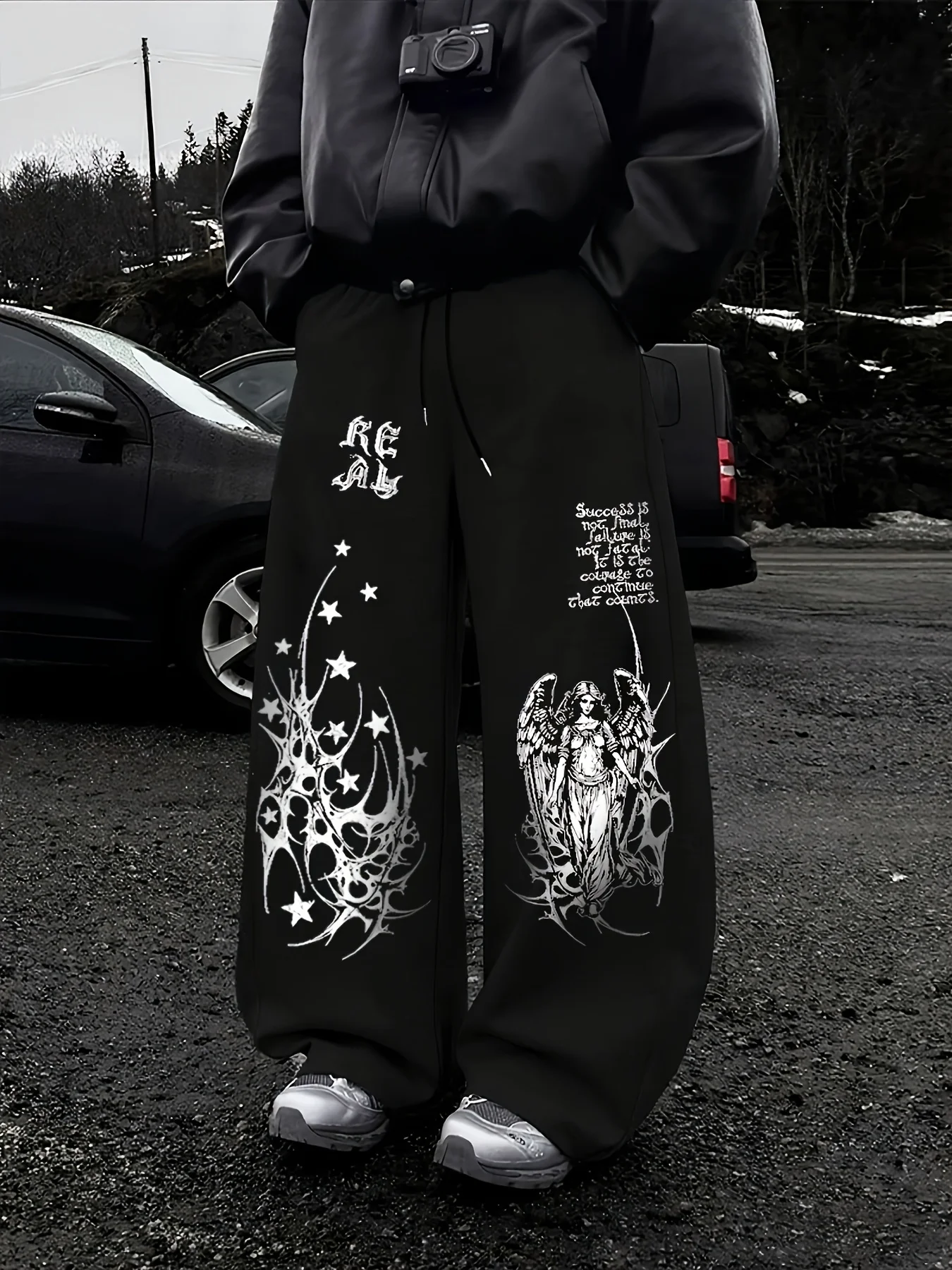 Men's Classic Versatile Fashionable Pattern Printed Drawstring Waist Design Loose Comfortable Breathable Wide Leg Pants
Men's Classic Versatile Fashionable Pattern Printed Drawstring Waist Design Loose Comfortable Breathable Wide Leg Pants