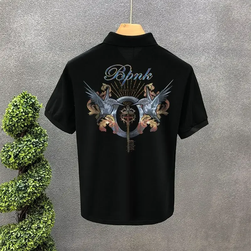 Black Mens with Collar T-shirt Print White Skinny Xl Stylish Men's Clothing 2025 Smooth Top Fashion Wholesale Male Polo Shirts
Black Mens with Collar T-shirt Print White Skinny Xl Stylish Men's Clothing 2025 Smooth Top Fashion Wholesale Male Polo Shirts