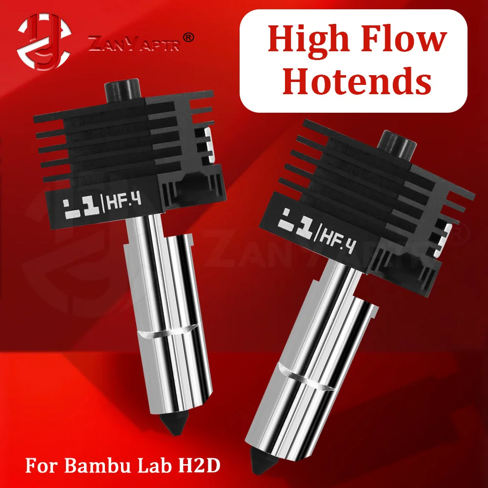 Hotend с высоким расходом для Bambu Lab H2D, сопло Hotend из закаленной стали с высоким расходом 0,4/0,6/0,8 мм для 3D-принтера
Hotend с высоким расходом для Bambu Lab H2D, сопло Hotend из закаленной стали с высоким расходом 0,4/0,6/0,8 мм для 3D-принтера