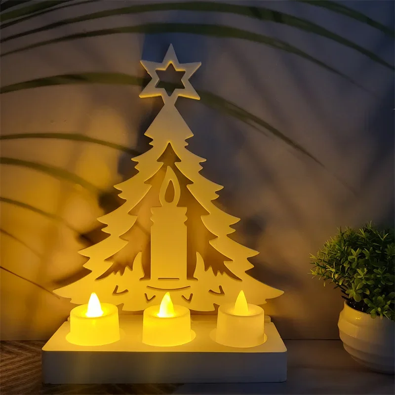 Candle Tree Cement Plaster Mould Christmas Home Plugin Decoration Plaster Mold DIY Silicone Moulds
Candle Tree Cement Plaster Mould Christmas Home Plugin Decoration Plaster Mold DIY Silicone Moulds