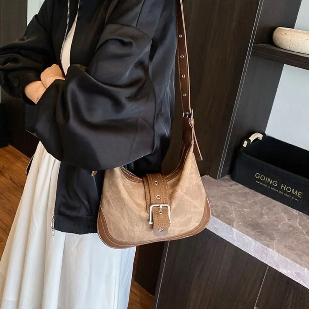 Simple Hobo Shoulder Bag Vintage Hobo Bag Crossbody Bag Saddle Bag Underarm Bag Fashionable Buckle Crescent Bag Girls
Simple Hobo Shoulder Bag Vintage Hobo Bag Crossbody Bag Saddle Bag Underarm Bag Fashionable Buckle Crescent Bag Girls