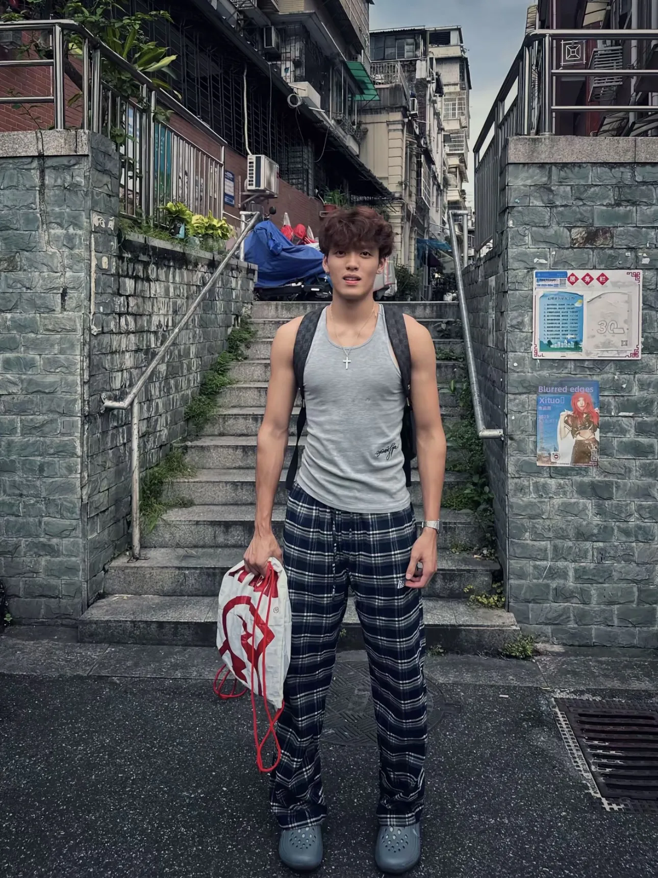 American Retro Blue Plaid Loose Men's Casual Pants Daily Leisure Long Trousers Trendy Straight Leg Pants for Youth
American Retro Blue Plaid Loose Men's Casual Pants Daily Leisure Long Trousers Trendy Straight Leg Pants for Youth