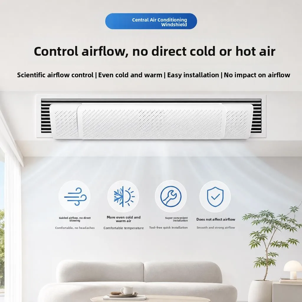 Adjustable Central Air Conditioning Windshield Heat And Cold Protection Wind Direction Board Wind Guiding Cover Dustproof
Adjustable Central Air Conditioning Windshield Heat And Cold Protection Wind Direction Board Wind Guiding Cover Dustproof