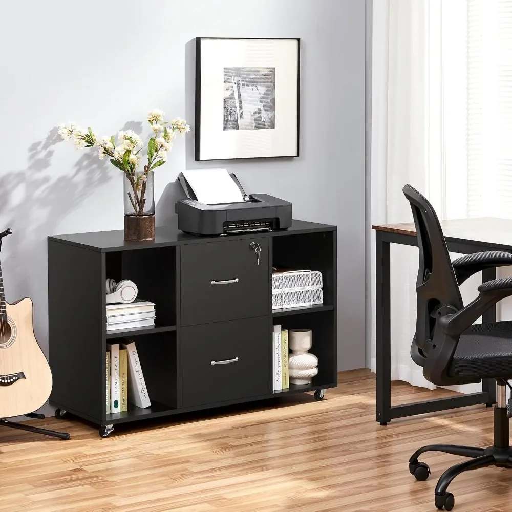 File Cabinet Large Mobile Storage Lateral Filing Cabinet with 2 Drawer and 4 Open Compartments,for Letter Size A4 Size
File Cabinet Large Mobile Storage Lateral Filing Cabinet with 2 Drawer and 4 Open Compartments,for Letter Size A4 Size