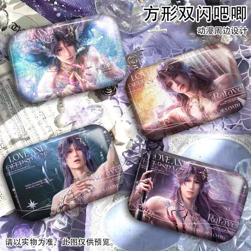 Anime Laser Badge Love and Deepspace Rafayel Cosplay Brooch Cartoon Reflect Light Emblem Breastpin Pendant Accessories Gift
Anime Laser Badge Love and Deepspace Rafayel Cosplay Brooch Cartoon Reflect Light Emblem Breastpin Pendant Accessories Gift