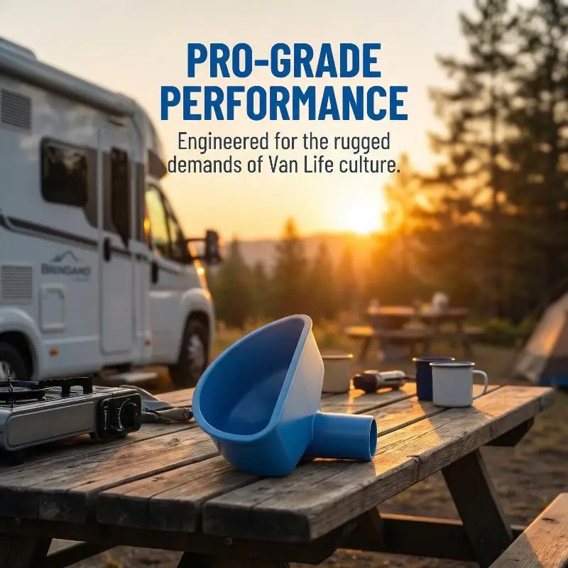 1Pcs 3D Printed Water Filling Funnel RV Water Tank Filling Funnel Essential RV Accessory Suitable For All Types Of RV Trailers
1Pcs 3D Printed Water Filling Funnel RV Water Tank Filling Funnel Essential RV Accessory Suitable For All Types Of RV Trailers