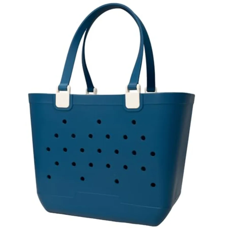 Beach Bag - Large Sandproof Rubber Tote with Waterproof Pocket for Travel and Pool 18.5" L x 9.45" W x 13.39" H
Beach Bag - Large Sandproof Rubber Tote with Waterproof Pocket for Travel and Pool 18.5" L x 9.45" W x 13.39" H