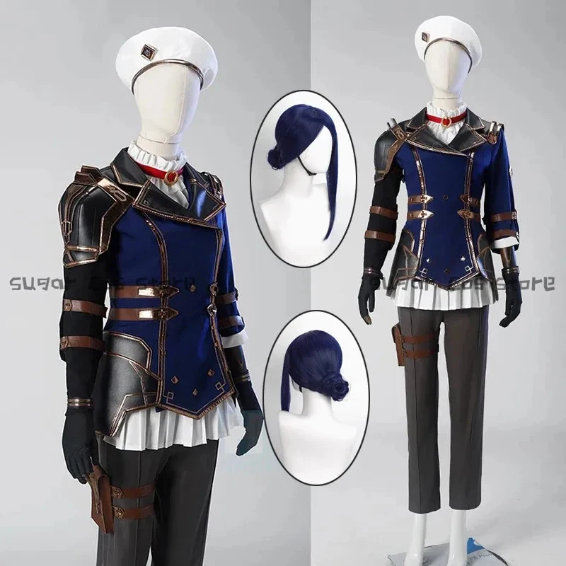 LOL "Valoran" No. 2 costume of Caitlyn Kiraman - Peltorov Police Chief Combat Uniform, suitable for Halloween and Christma FD1;6
LOL "Valoran" No. 2 costume of Caitlyn Kiraman - Peltorov Police Chief Combat Uniform, suitable for Halloween and Christma FD1;6