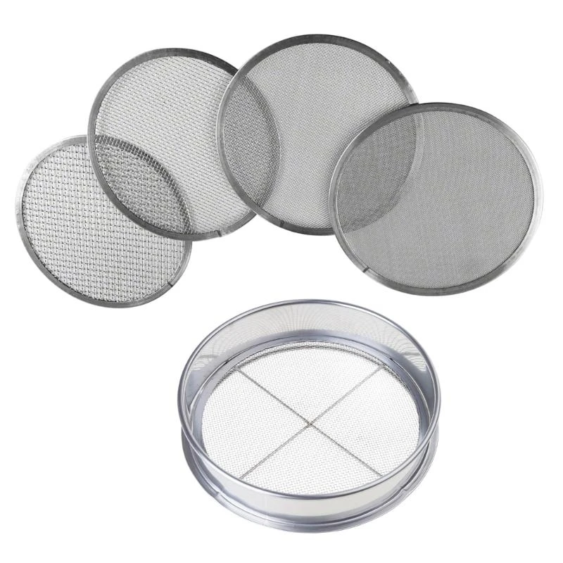 Gardening Soil Sifter Set Stainless Steel 8Inch Diameter Features 4 Mesh Sizes for Versatile Soil Screening .Y5GA
Gardening Soil Sifter Set Stainless Steel 8Inch Diameter Features 4 Mesh Sizes for Versatile Soil Screening .Y5GA