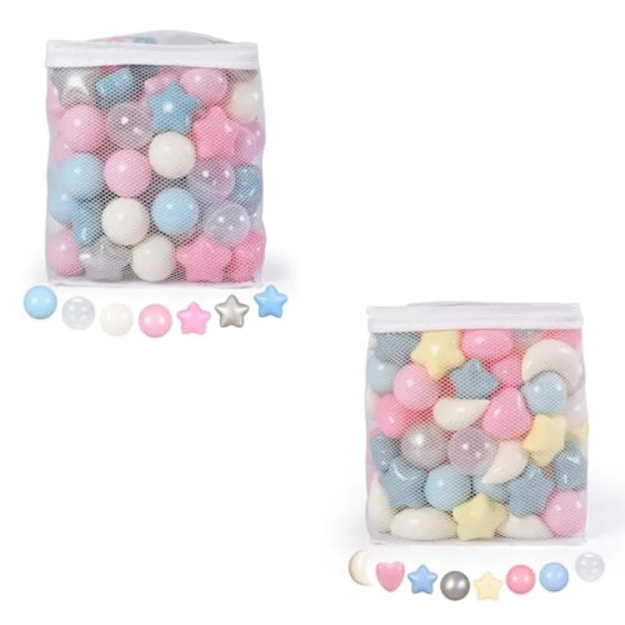 Star Balls for Ball Pits 300 Count Plastic Balls for Baby Ball Pit for Boys Girls Toddlers Play Tent
Star Balls for Ball Pits 300 Count Plastic Balls for Baby Ball Pit for Boys Girls Toddlers Play Tent