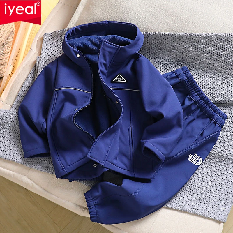 IYEAL Kids Boys Sports Warm Fleece Set 2024 New Autumn Children's Coat Boys Autumn/Winter Charge Jacket Two Piece Set
IYEAL Kids Boys Sports Warm Fleece Set 2024 New Autumn Children's Coat Boys Autumn/Winter Charge Jacket Two Piece Set