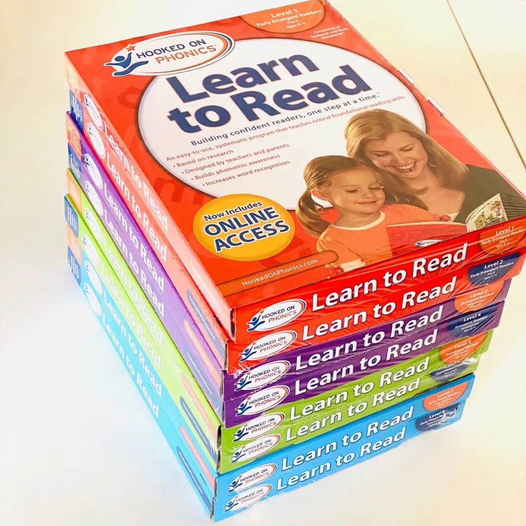 Hooked on Phonics Learn to Read Levels 1-8 Phonics Box Tape CD
Hooked on Phonics Learn to Read Levels 1-8 Phonics Box Tape CD
